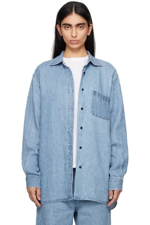 The Row Blue Nesson Denim Shirt