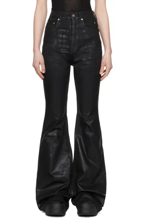 Rick Owens Black Hollywood Bolan Bootcut Jeans