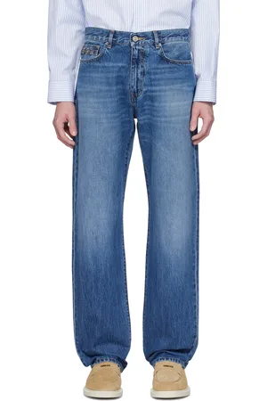 VERSACE Blue Loose-Fit Jeans