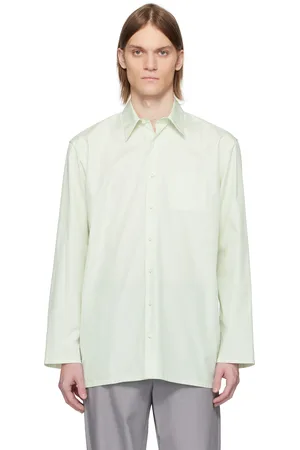 RIER Green Popeline Cotton Shirt