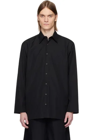 RIER Black Popeline Cotton Shirt