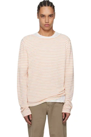 The Row Pink & White Lillard Sweater