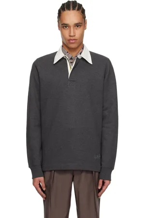 Paul Smith Gray Contrast Collar Polo