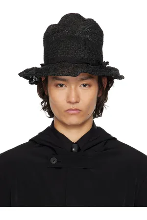 YOHJI YAMAMOTO Black Paper PE Mountain Hat