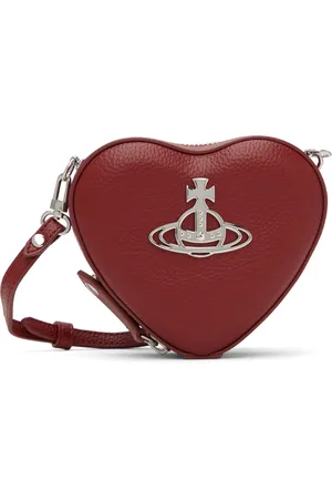 Vivienne Westwood Red Mini Heart Crossbody Bag