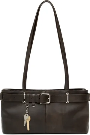 OSOI Brown Shoulder Brocle Bag