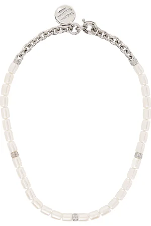 Vivienne Westwood Silver & White Edwyn Necklace