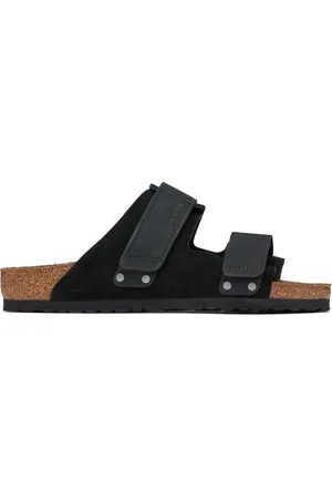 Birkenstock Black Narrow Uji Sandals