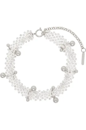 Justine Clenquet Silver Faye Choker