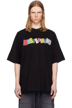MASTERMIND Black Oversized Multicolor Logo T-shirt