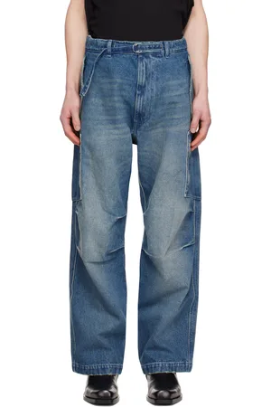Random Identities Blue Washed Denim Berlin Baggy Jeans