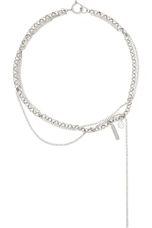 Justine Clenquet Silver Richie Necklace