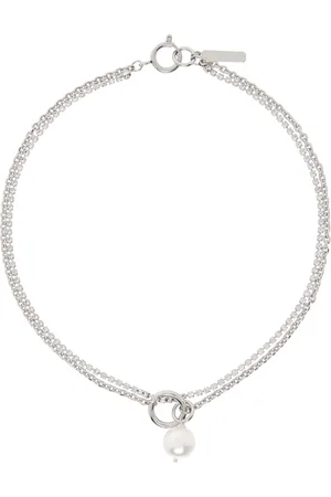 Justine Clenquet Silver Laura Necklace