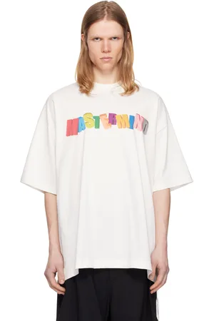 MASTERMIND White Oversized Multicolor Logo T-shirt