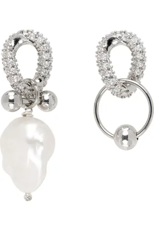 Justine Clenquet Silver Debra Earrings