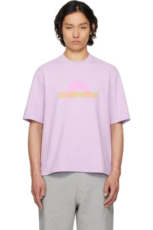 Marine Serre Purple MS Sport Jersey Relaxed T-shirt