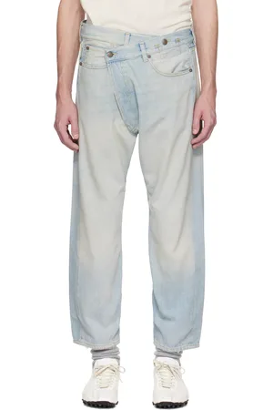 R13 Blue Crossover Jeans