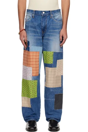 vowels Blue Baggy Jeans