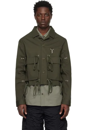 Reese Cooper Khaki Modular Pocket Jacket