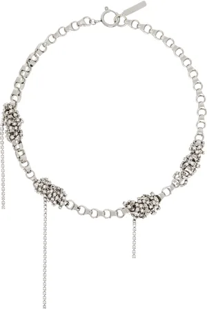 Justine Clenquet Silver Mia Necklace