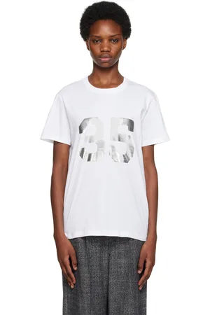 A.P.C. White Down Pipe T-Shirt