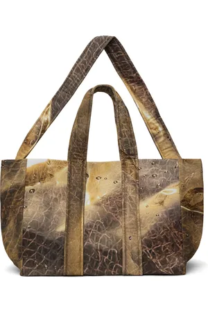 Serapis Brown Golden Hour Denim Tote