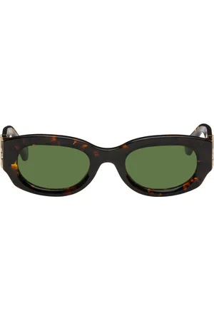 OFF-WHITE Brown Palmer Sunglasses
