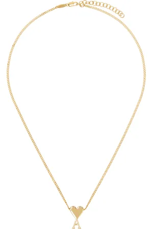 Ami Gold Brass Ami de Coeur Pendant Necklace