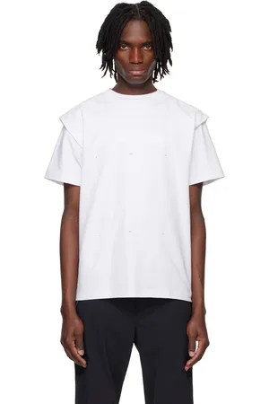 HELIOT EMIL White Outline Logo T-shirt