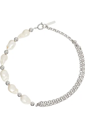 Justine Clenquet Silver Laurie Choker