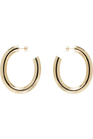 Laura Lombardi Gold Curve Earrings