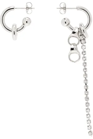 Justine Clenquet Silver Ricci Earrings