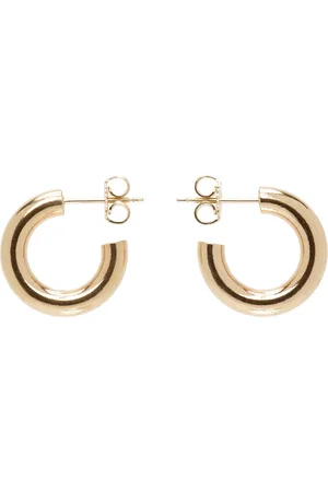 Laura Lombardi Gold Mini Curve Earrings