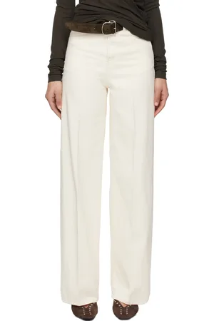 Totême Off-White Wide Leg Jeans