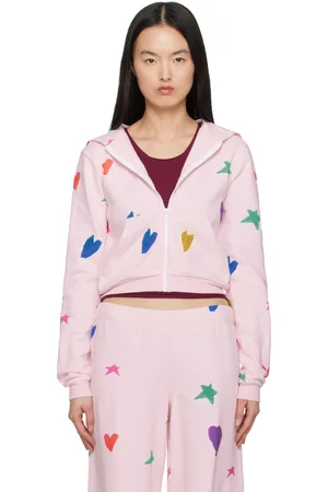 Kids Worldwide Pink Heart Mini Zip Up Hoodie