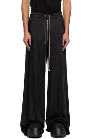 Rick Owens Black Hollywood Wide Bela Trousers
