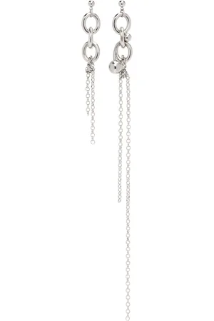 Justine Clenquet Silver Sofie Earrings