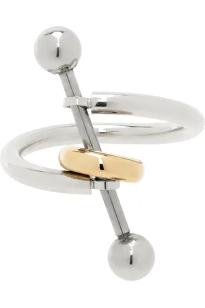 Justine Clenquet Silver & Gold Sinead Ring