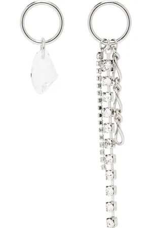 Justine Clenquet Silver Ewan Earrings