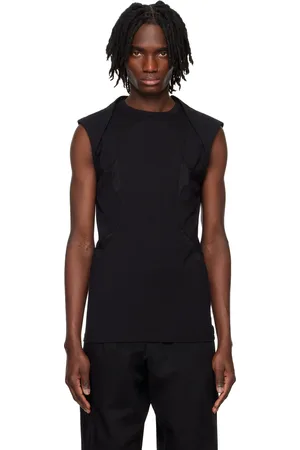 HELIOT EMIL Black Evolute Tank Top