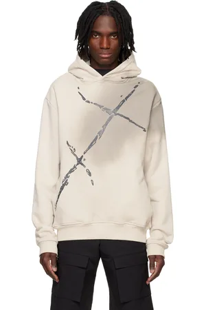 HELIOT EMIL Beige Fluxus Hoodie