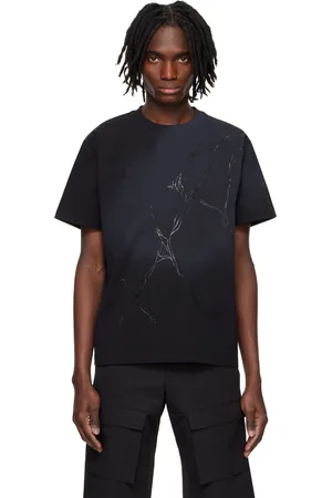 HELIOT EMIL Black Fluxus T-shirt