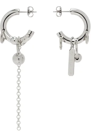 Justine Clenquet Silver Evie Earrings