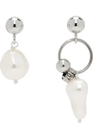 Justine Clenquet Silver Richie Earrings