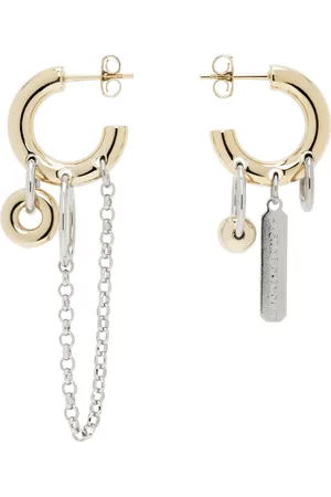 Justine Clenquet Gold & Silver Irvin Earrings
