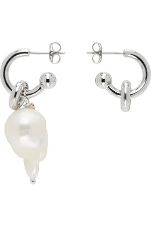 Justine Clenquet Silver Laurie Earrings