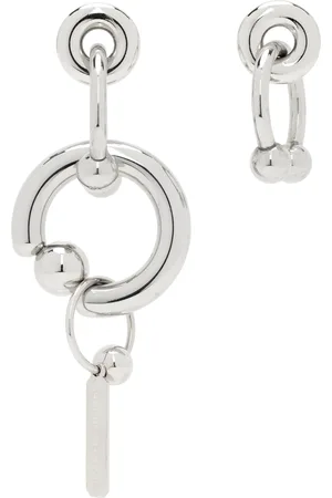 Justine Clenquet Silver Dolly Earrings