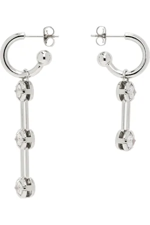 Justine Clenquet Silver Alva Earrings