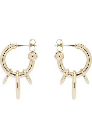 Justine Clenquet Gold Jen Earrings