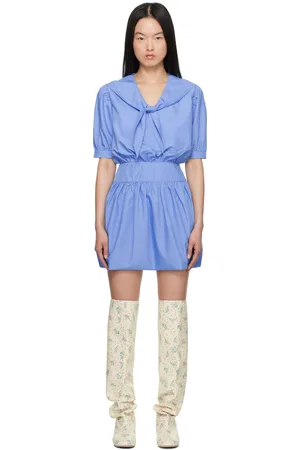 ASHLEY WILLIAMS Blue Yuki Minidress